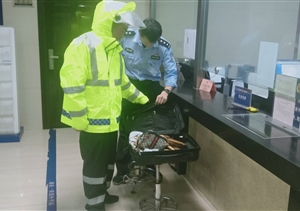 拾金不昧暖人心 正氣滿(mǎn)滿(mǎn)受人贊——宗保公司駐閔行虹橋交通輔警拾