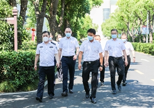 上海市公安局治安總隊領(lǐng)導到宗保公司調研