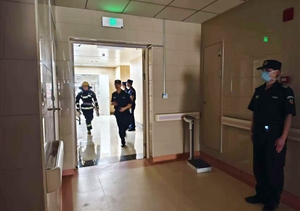 宗保公司項目參與上海浦江醫院消防疏散演練